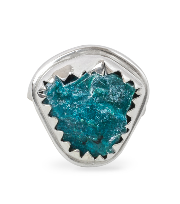 Anel em prata com pedra azul - ICA919